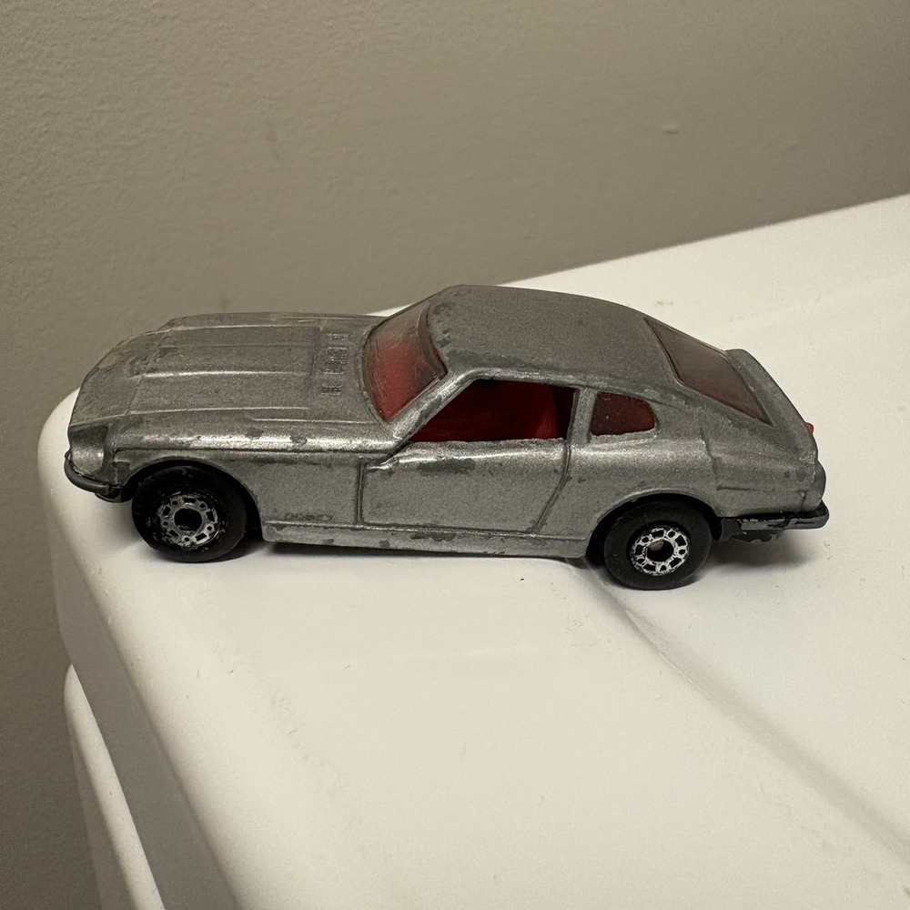 Vintage 1978 Matchbox Superfast No.67 Diecast 1/64 Silver Datsun 260Z 2+2